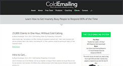 Desktop Screenshot of coldemailing.com